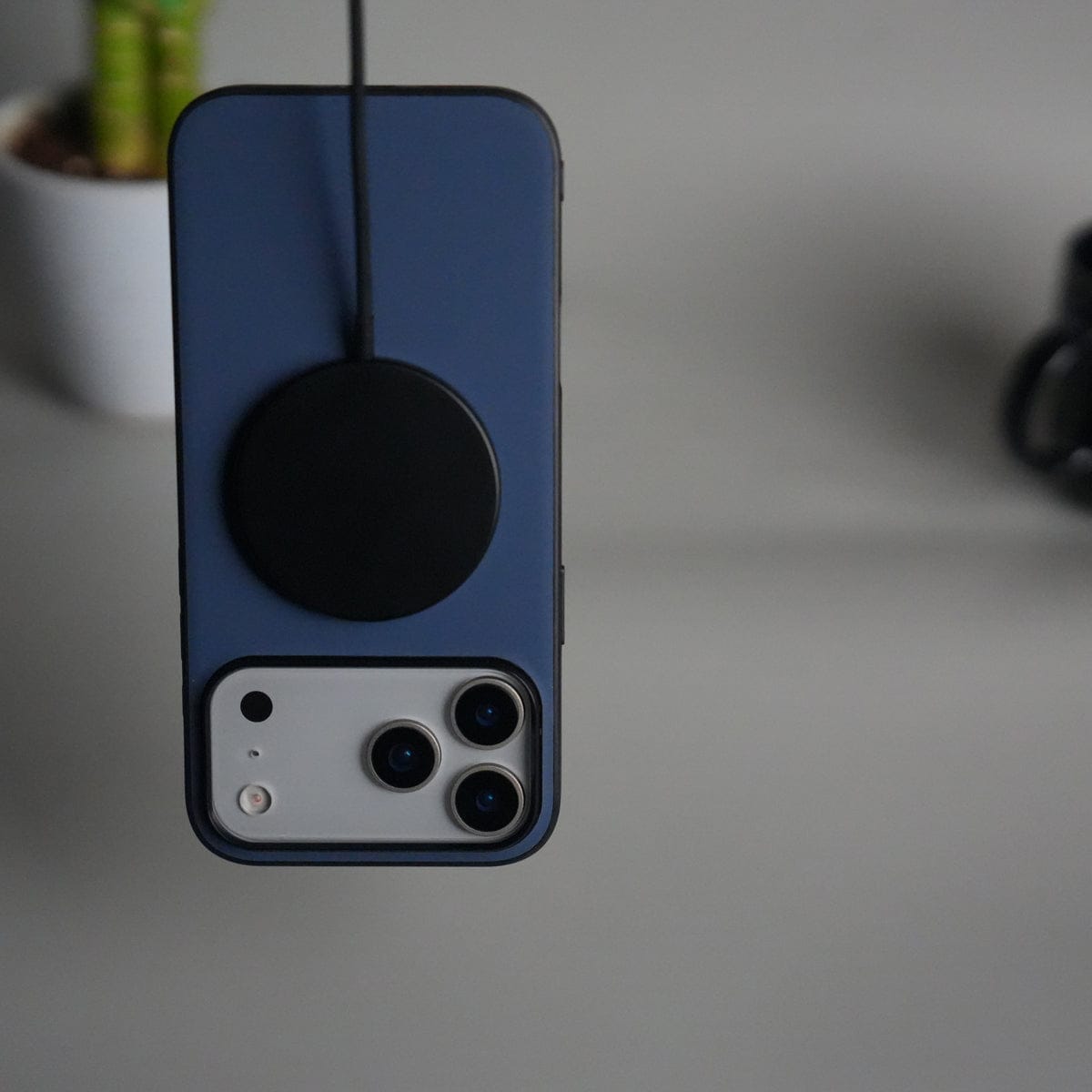 iPhone Series Magnetic Case | Soft-Touch Shockproof Slim Cover with MagSafe Ring
