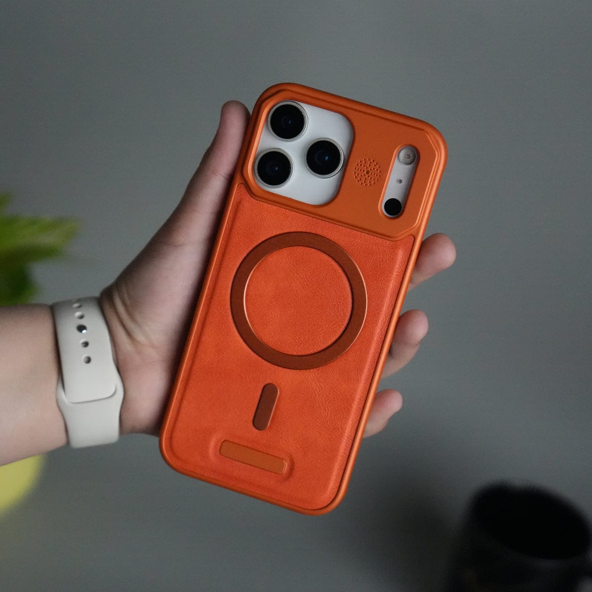 iPhone 17 Pro Cover Frameless PU Leather Case
