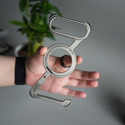 iPhone 17 Air Z Shape Aluminium Metal Rotating Kickstand Case