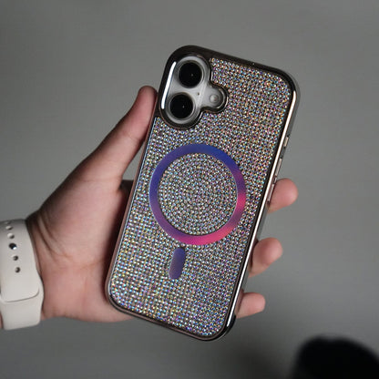iPhone 17 Luxury Diamond Case Cover With MagSafe