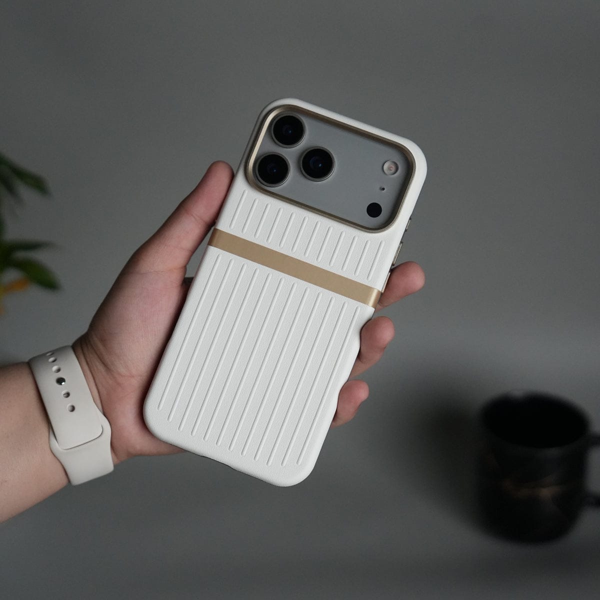 iPhone 17 Pro Max MagSafe Case | Premium Suitcase Textured Grip Cover with Metal Camera Bumper