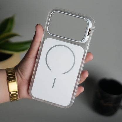 iPhone 17 Pro MagSafe Case with Metal Camera Stand | Slim & Shockproof Protection