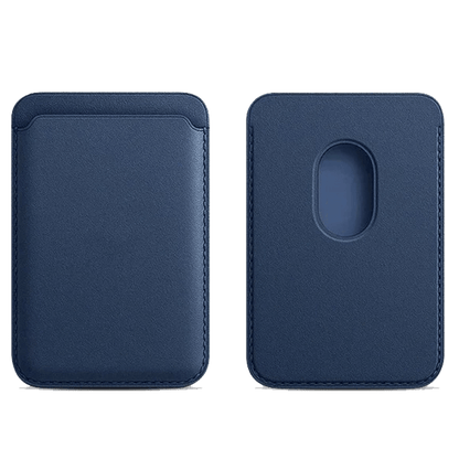 Luxury Leather Magnetic MagSafe Wallet For iPhone MagSafe Phones