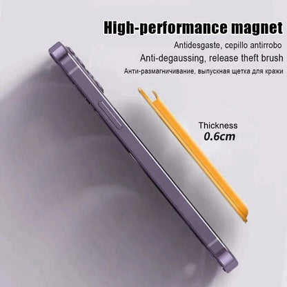 Luxury Leather Magnetic MagSafe Wallet For iPhone MagSafe Phones
