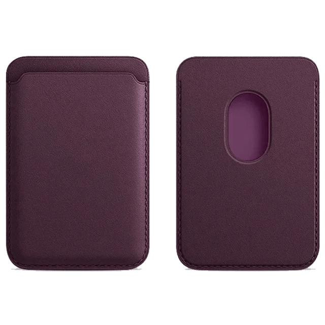 Luxury Leather Magnetic MagSafe Wallet For iPhone MagSafe Phones
