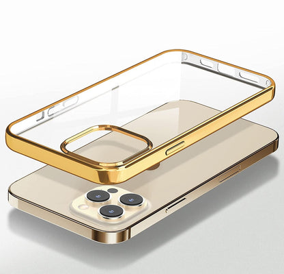 Crystal Clear Chrome Electroplated Bumper iPhone Cover