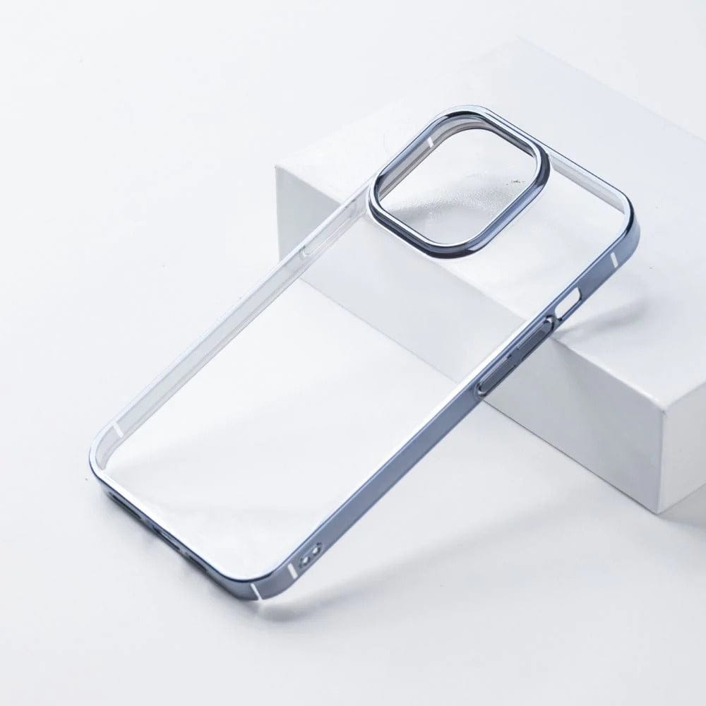 Crystal Clear Chrome Electroplated Bumper iPhone Cover