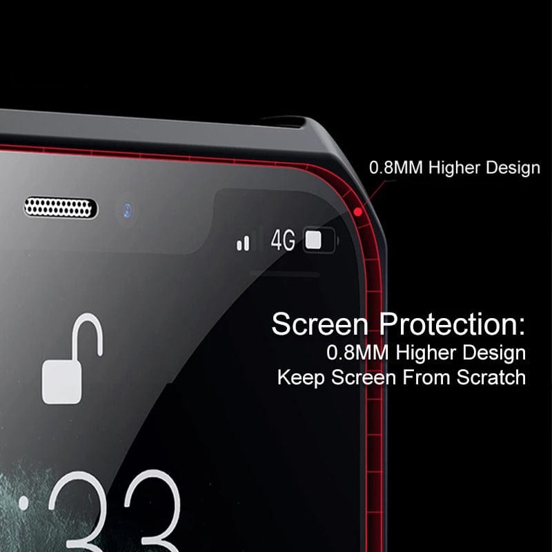 iPhone Shockproof Airbags Bumper Transparent Back Case Cover
