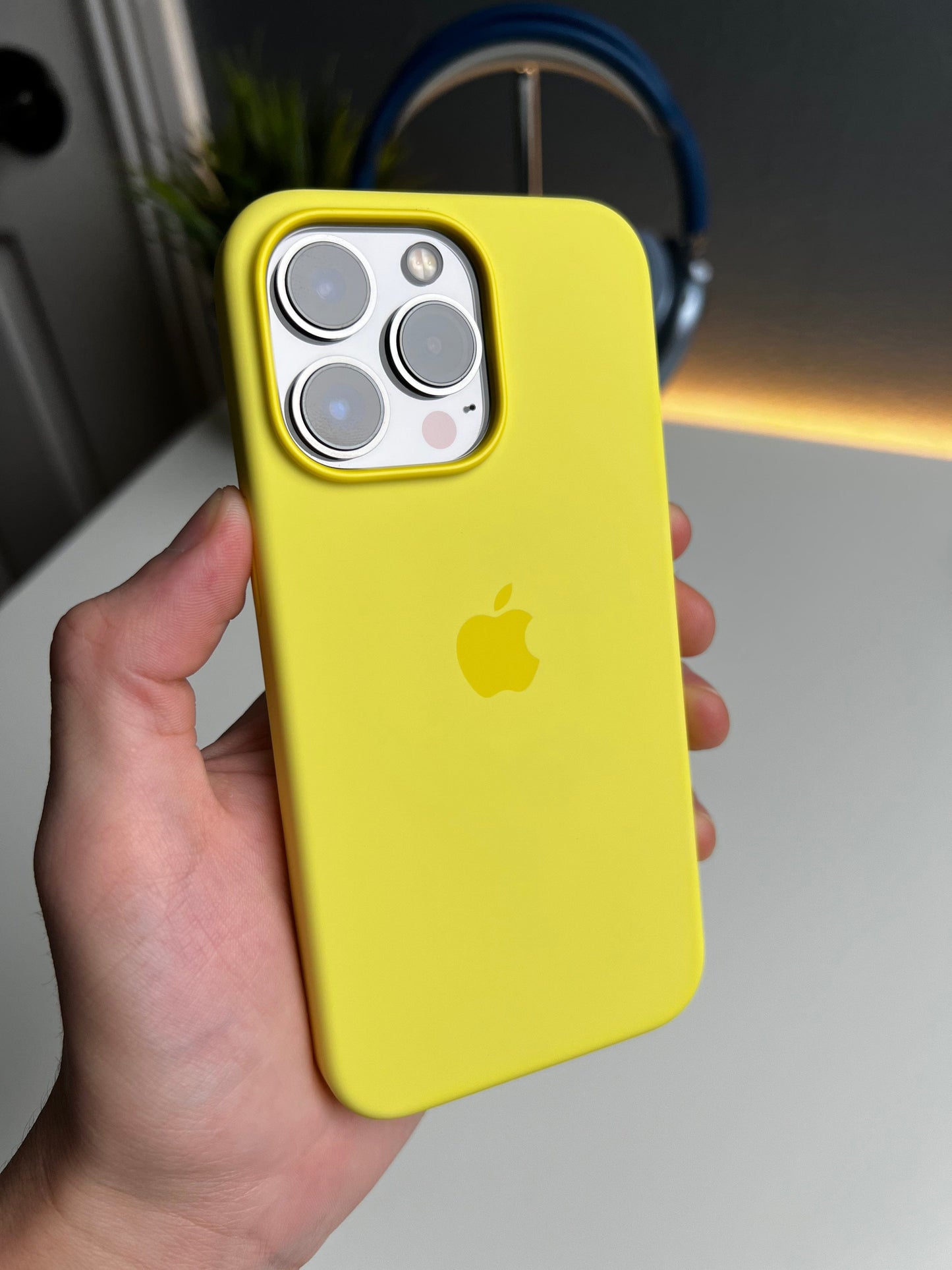 iPhone Silicone Case Cover ( Yellow )