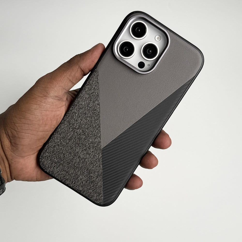 iPhone 15 Series 3 Texture Design Metal Camera Bumper Cover