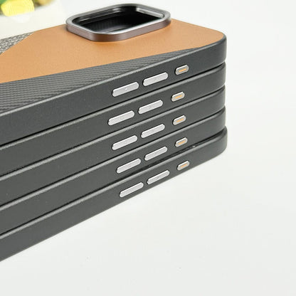 iPhone 15 Series 3 Texture Design Metal Camera Bumper Cover