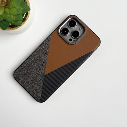iPhone 15 Series 3 Texture Design Metal Camera Bumper Cover