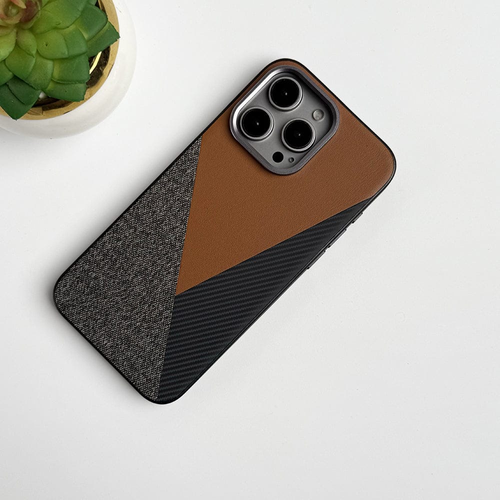 iPhone 15 Series 3 Texture Design Metal Camera Bumper Cover