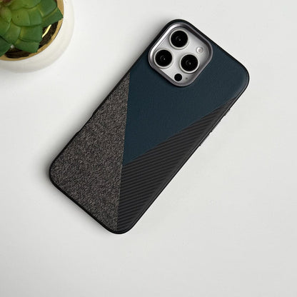 iPhone 15 Series 3 Texture Design Metal Camera Bumper Cover