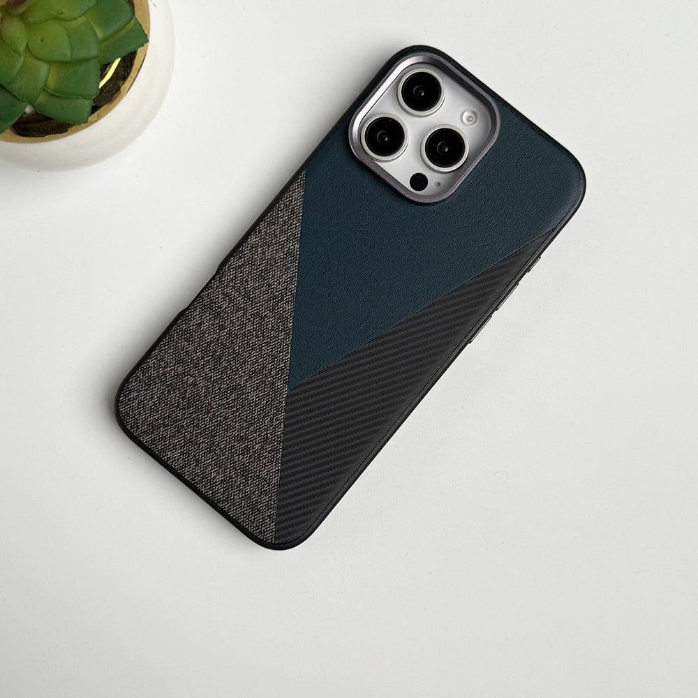 iPhone 15 Series 3 Texture Design Metal Camera Bumper Cover