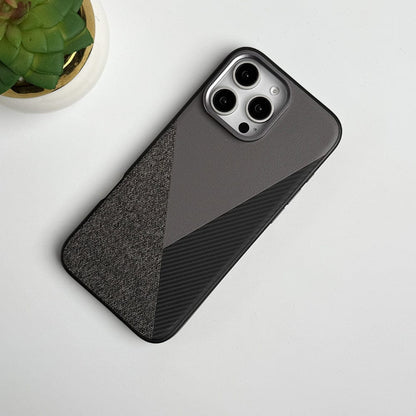 iPhone 15 Series 3 Texture Design Metal Camera Bumper Cover