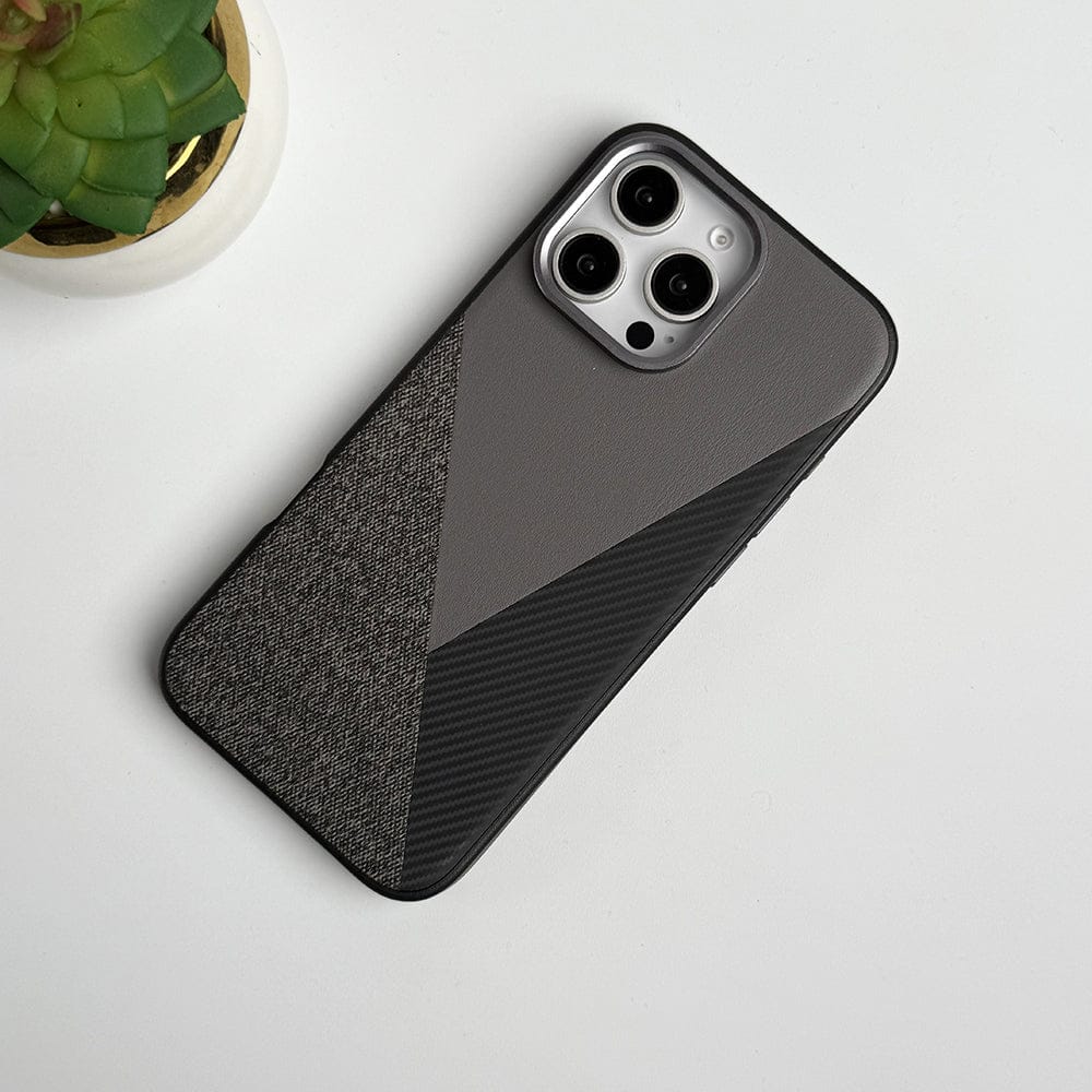 iPhone 15 Series 3 Texture Design Metal Camera Bumper Cover