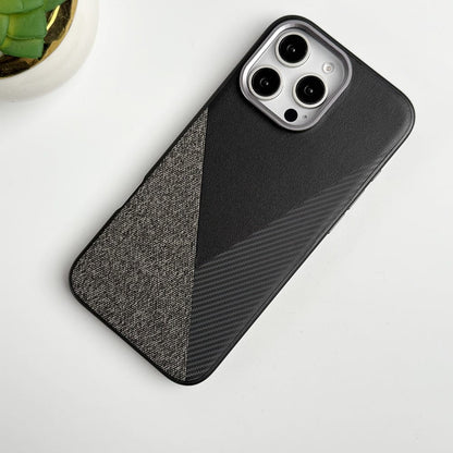 iPhone 15 Series 3 Texture Design Metal Camera Bumper Cover
