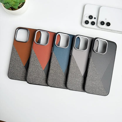 iPhone 15 Series 3 Texture Design Metal Camera Bumper Cover
