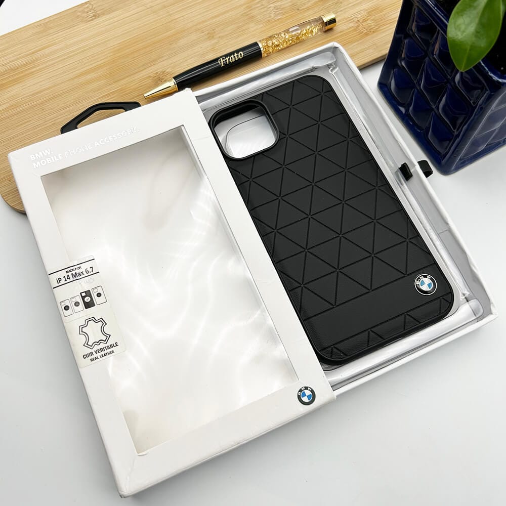iPhone BMW Sports Car Logo Case Cover - BLACK