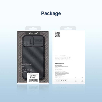 Nillkin Camshield Pro Shockproof Case For iPhone - BLACK