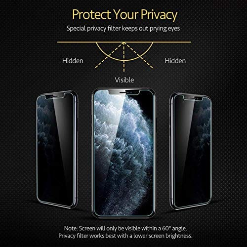 iPhone Anti-Spy Privacy Tempered Glass Screen Protector