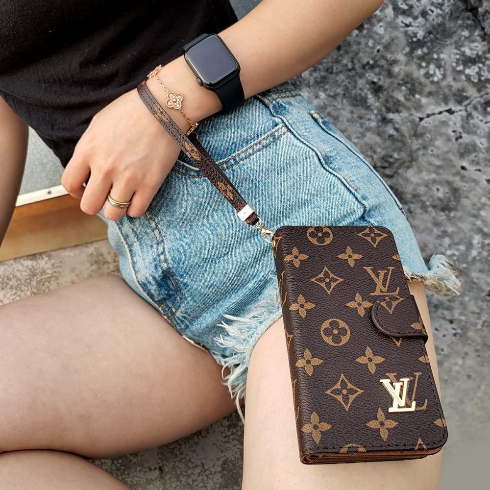 Premium Fashion Wallet Phone Case for iPhone 12-17