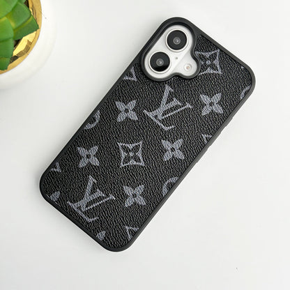 Luxury Brand Leather Case For iPhone 12-17