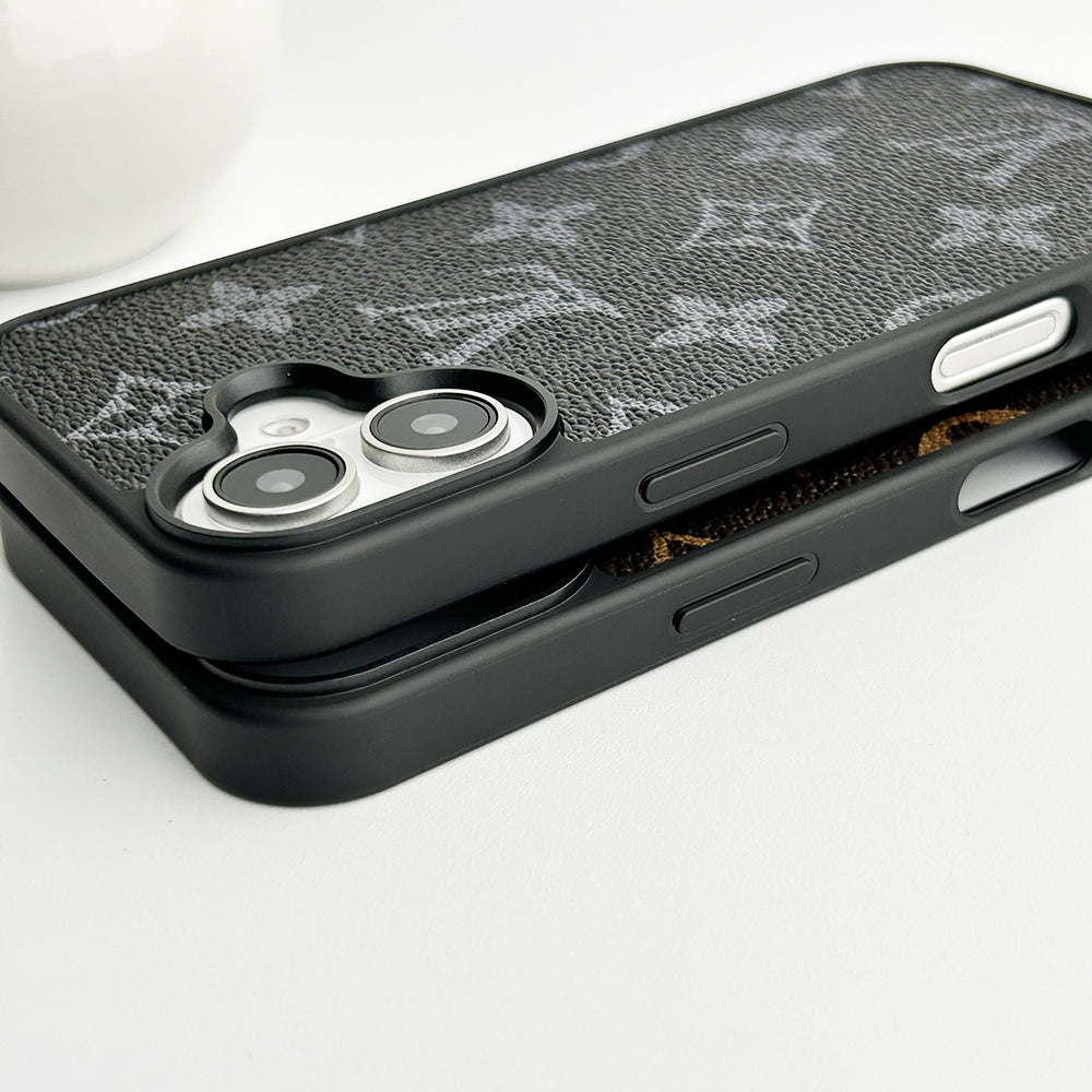 Luxury Brand Leather Case For iPhone 12-17