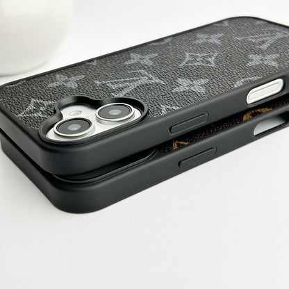 Luxury Brand Leather Case For iPhone 12-17