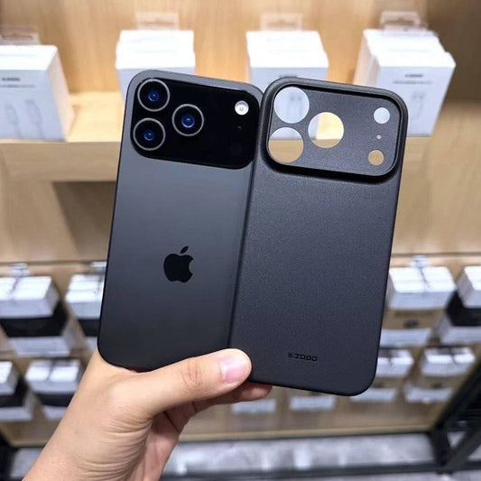 iPhone 17 Pro Max Ultra Thin KZDOO Air Skin Matte Frosted Back Cover - Black