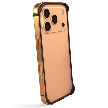iPhone 17 Pro Max Frame Bumper Cover Inner Soft (No Back) - Orange