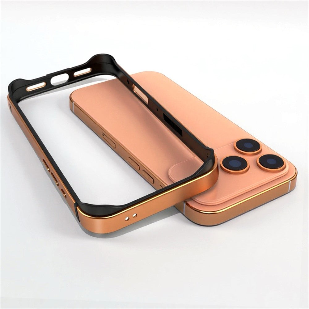 iPhone 17 Pro Max Frame Bumper Cover Inner Soft (No Back) - Silver