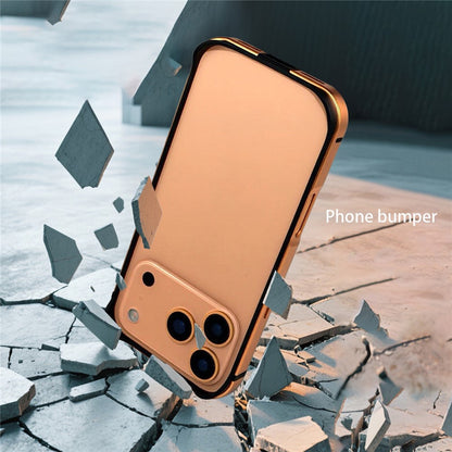 iPhone 17 Pro Max Frame Bumper Cover Inner Soft (No Back) - Silver
