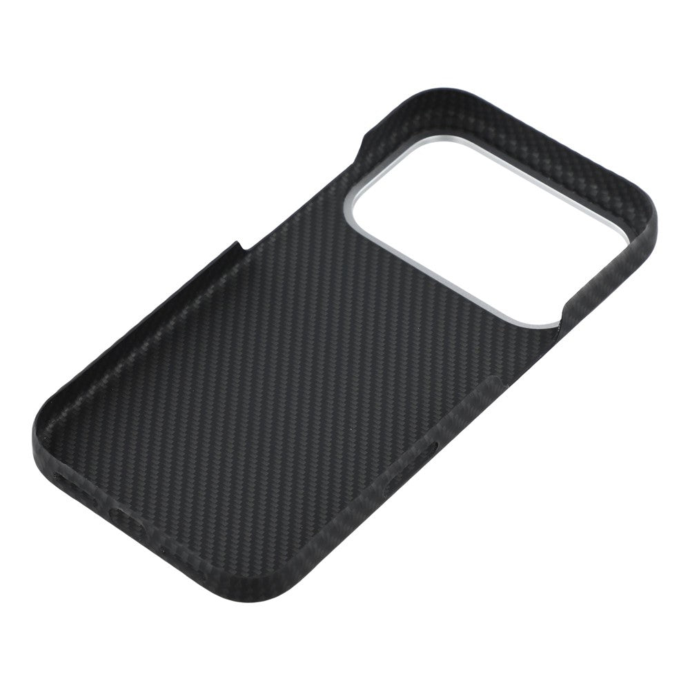 iPhone 17 Pro Max Carbon Fiber 0.6mm Slim X-LEVEL 600D Carbon Case - Black