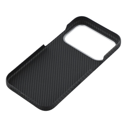 iPhone 17 Pro Max Carbon Fiber 0.6mm Slim X-LEVEL 600D Carbon Case - Black