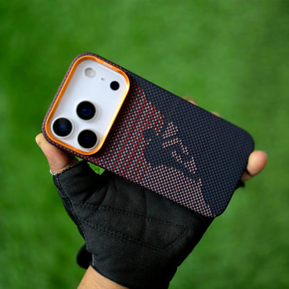 iPhone 17 Pro Max 0.4mm Thin Original SLIVA Real Aramid Carbon Fiber Case with Magsafe - Climber