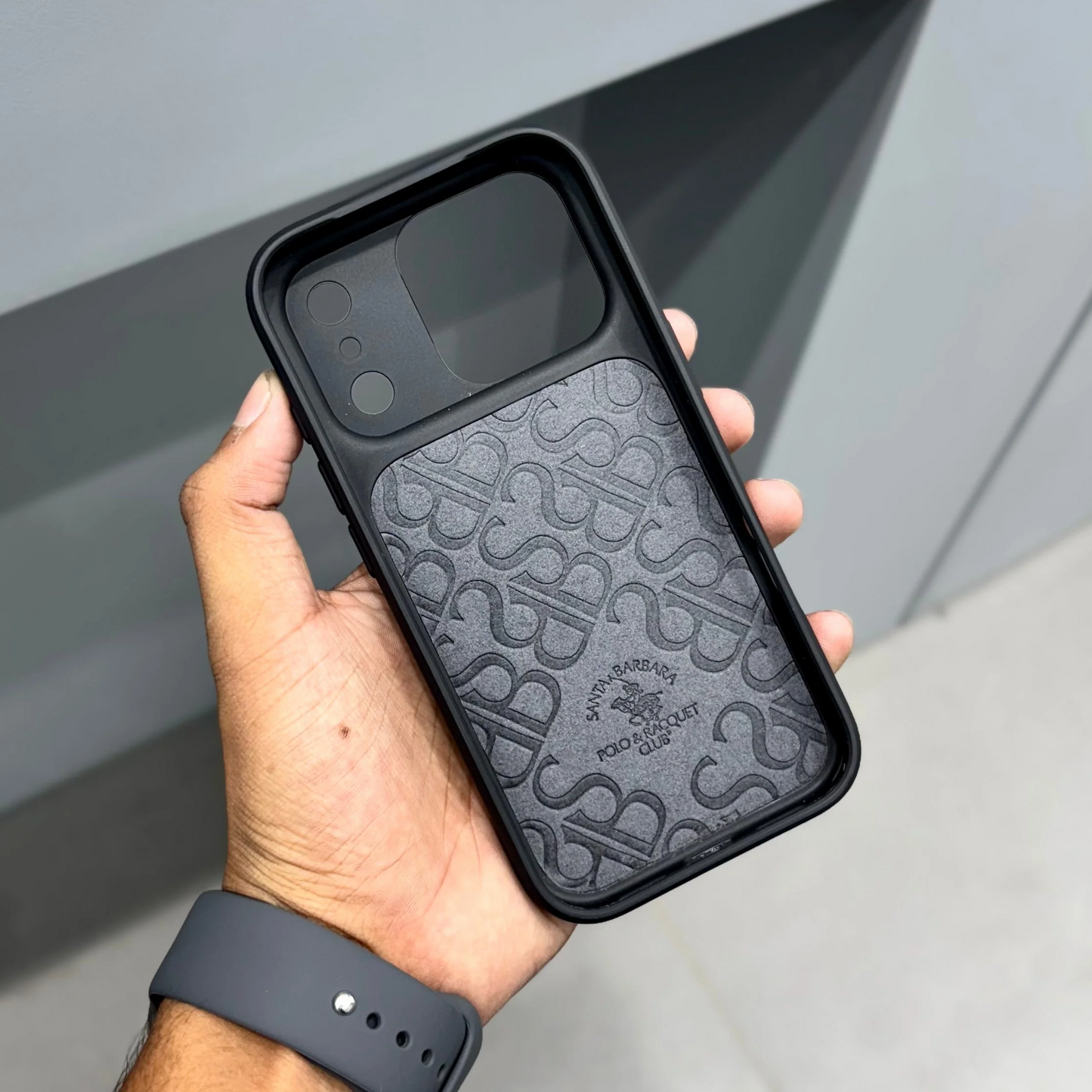 iPhone 17 Pro Max Carbon Fiber Original Santa Barbara Polo Club Elvish Series Back Cover - Race Course