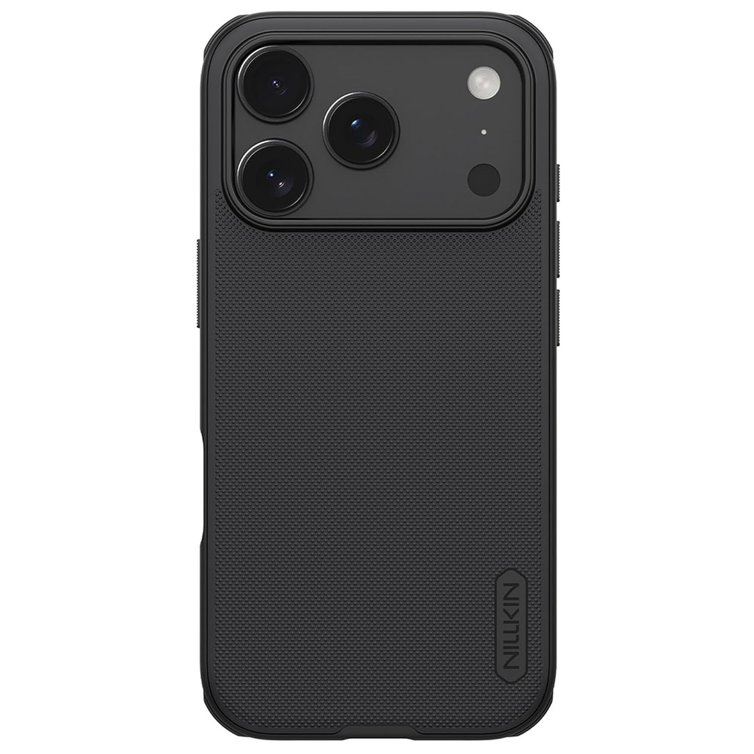 iPhone 17 Pro Max Nillkin Case, Super Frosted Shield Pro Shock Absorb Cover Raised Bezel - Black