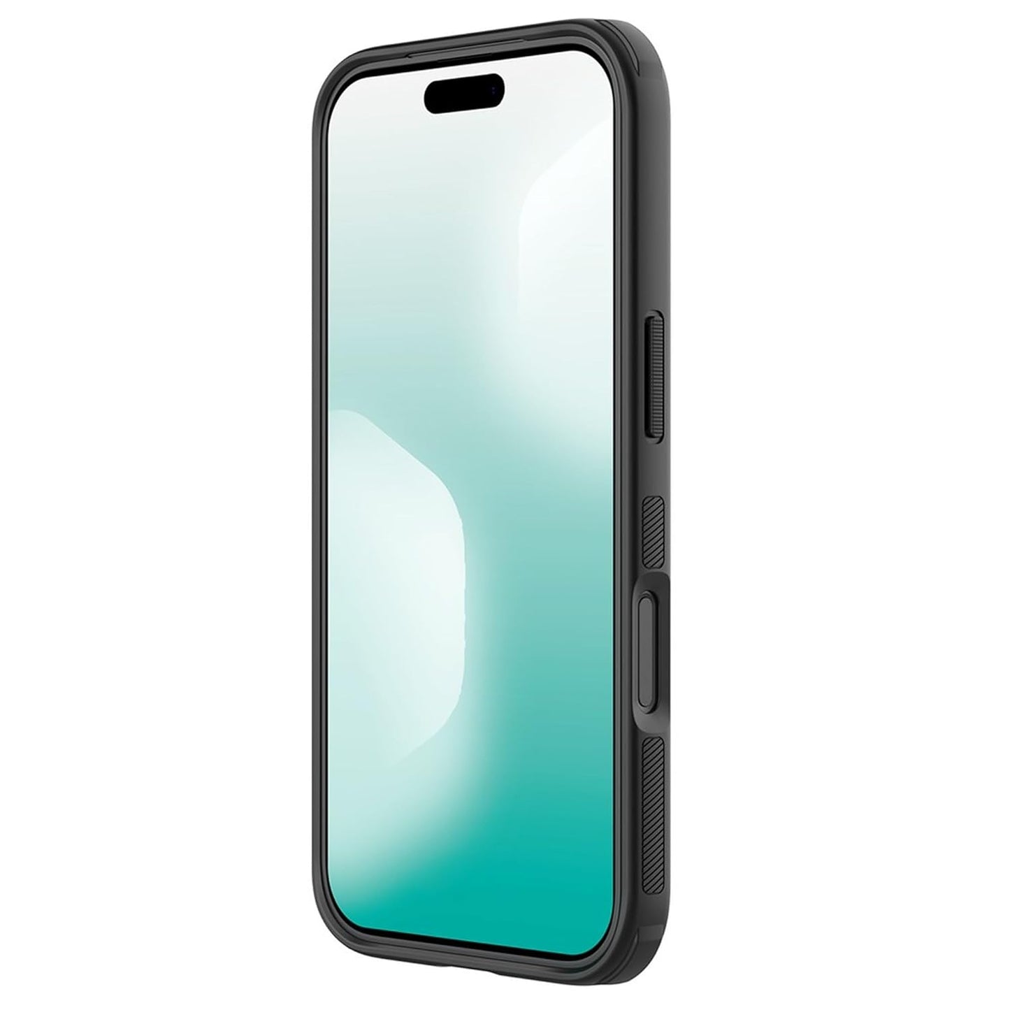 iPhone 17 Pro Max Nillkin Case, Super Frosted Shield Pro Shock Absorb Cover Raised Bezel - Black