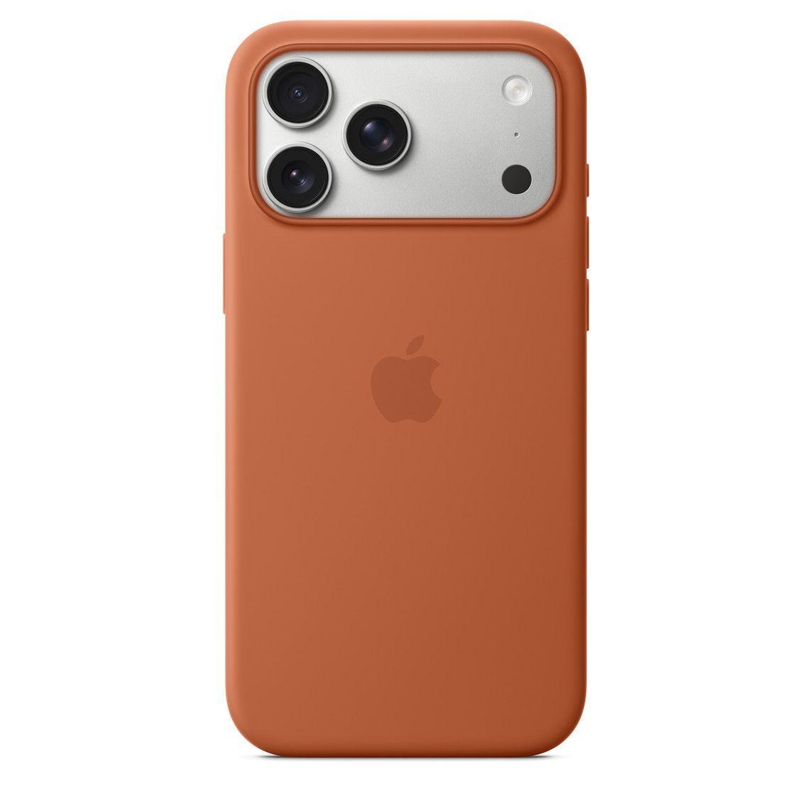 iPhone 17 Pro Max Silicon Case with Magsafe and Camera Control Button - Terra Cotta