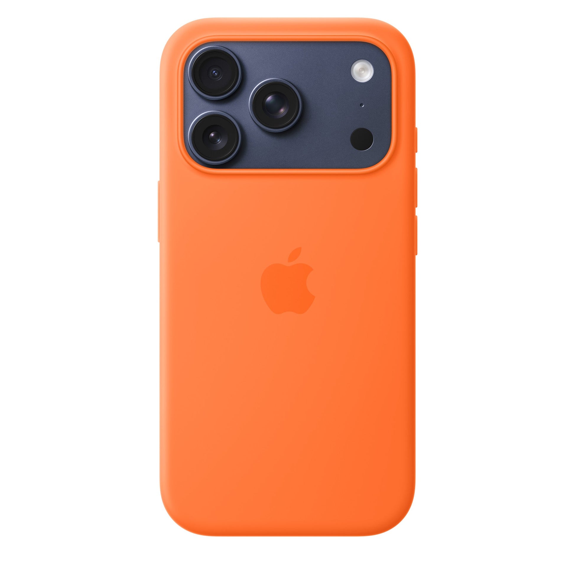 iPhone 17 Pro Max Silicon Case with Magsafe & Camera Control Button - Orange