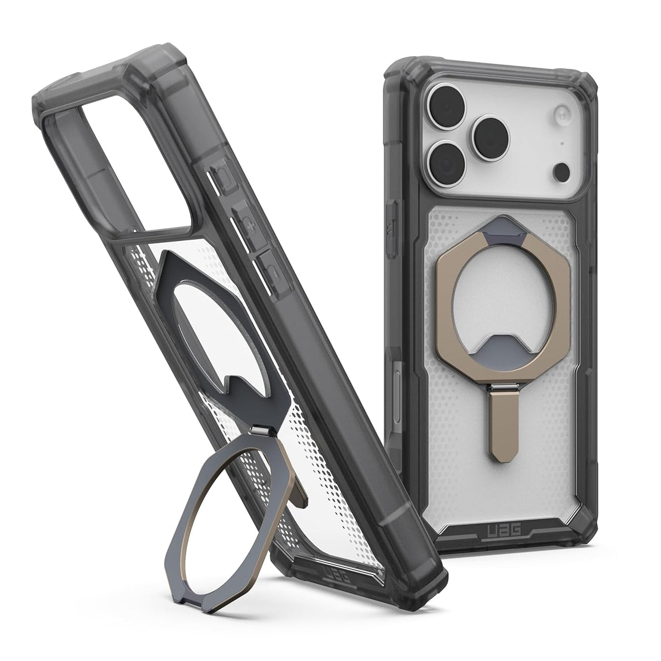 iPhone 17 Pro Max UAG Case, Military Grade Protective UAG Plasma XTE Series with Magsafe & Kickstand - Titanium