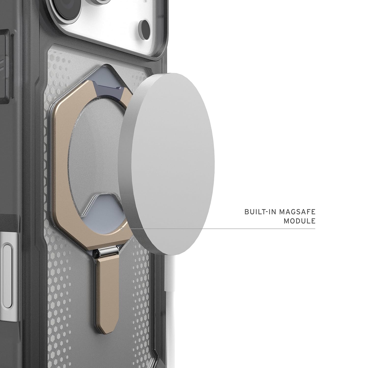 iPhone 17 Pro Max UAG Case, Military Grade Protective UAG Plasma XTE Series with Magsafe & Kickstand - Titanium