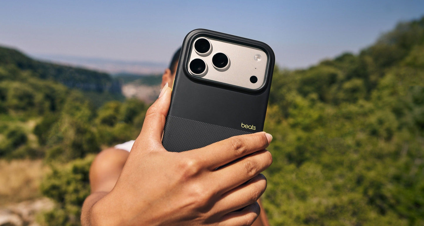 iPhone 17 Pro Max beats Case, Matte Texture with Microfibre Lining with Magsafe & Camera Control Button - Everest Black