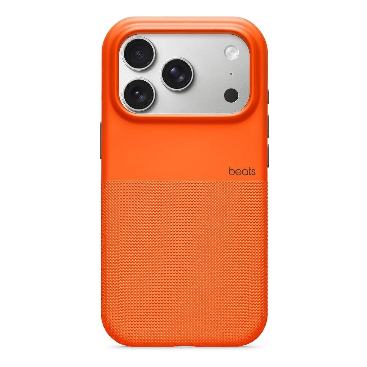 iPhone 17 Pro Max beats Case, Matte Texture with Microfibre Lining with Magsafe & Camera Control Button - Sierra Orange