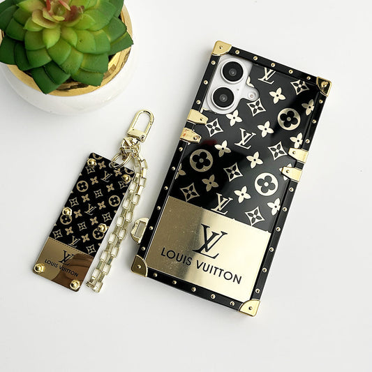 Luxury Brand Shiny Trunk Case For iPhone 12-17