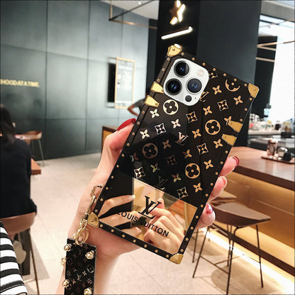 Luxury Brand Shiny Trunk Case For iPhone 12-17