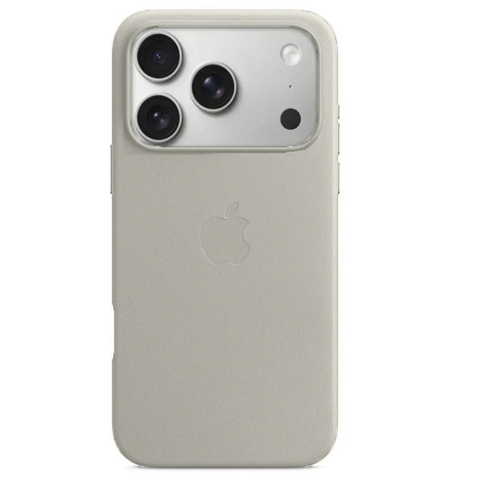 iPhone 17 Pro Max Leather Case with Magsafe- Grey