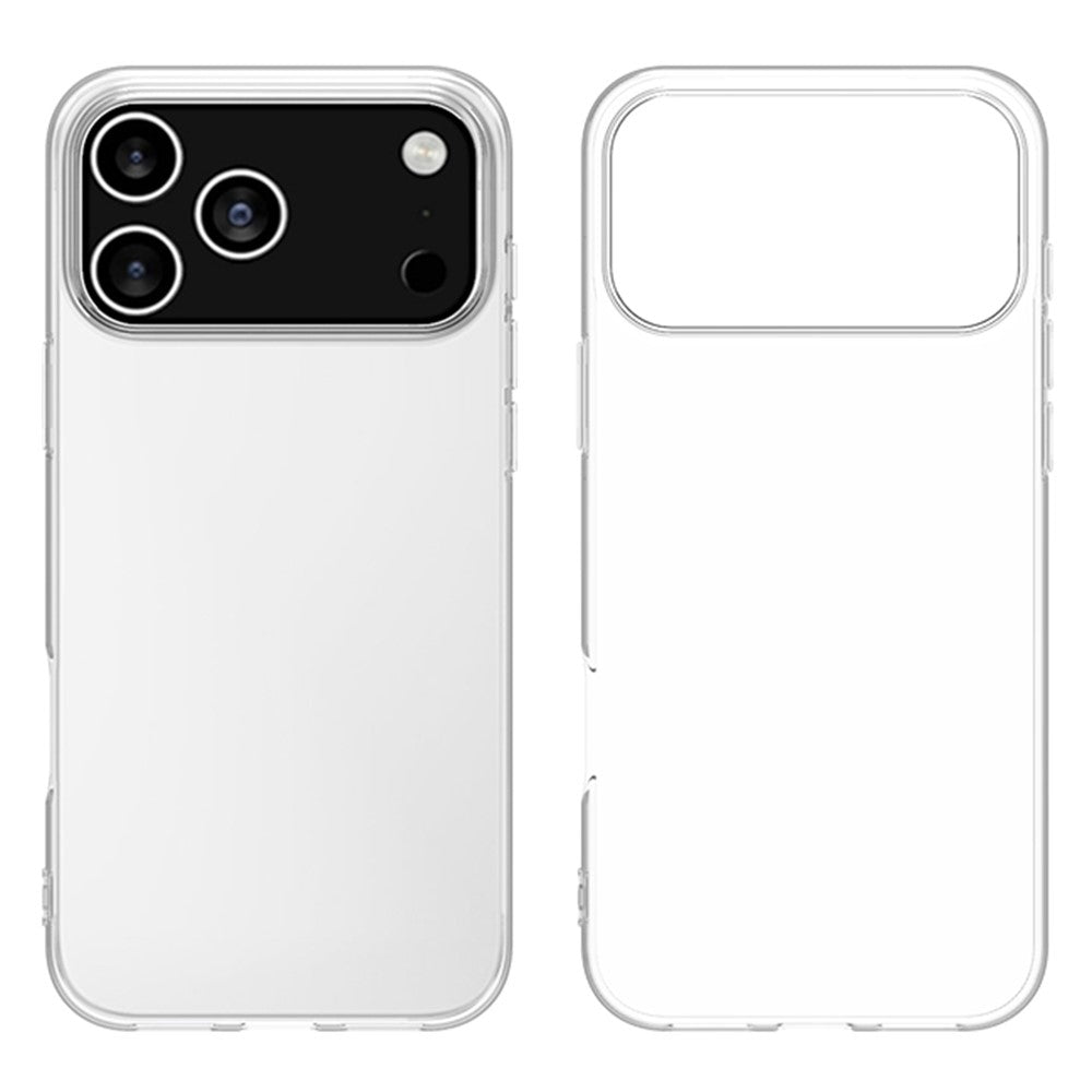 iPhone 17 Pro Max Crystal Clear Anti Yellowing Hard Transparent Back Cover
